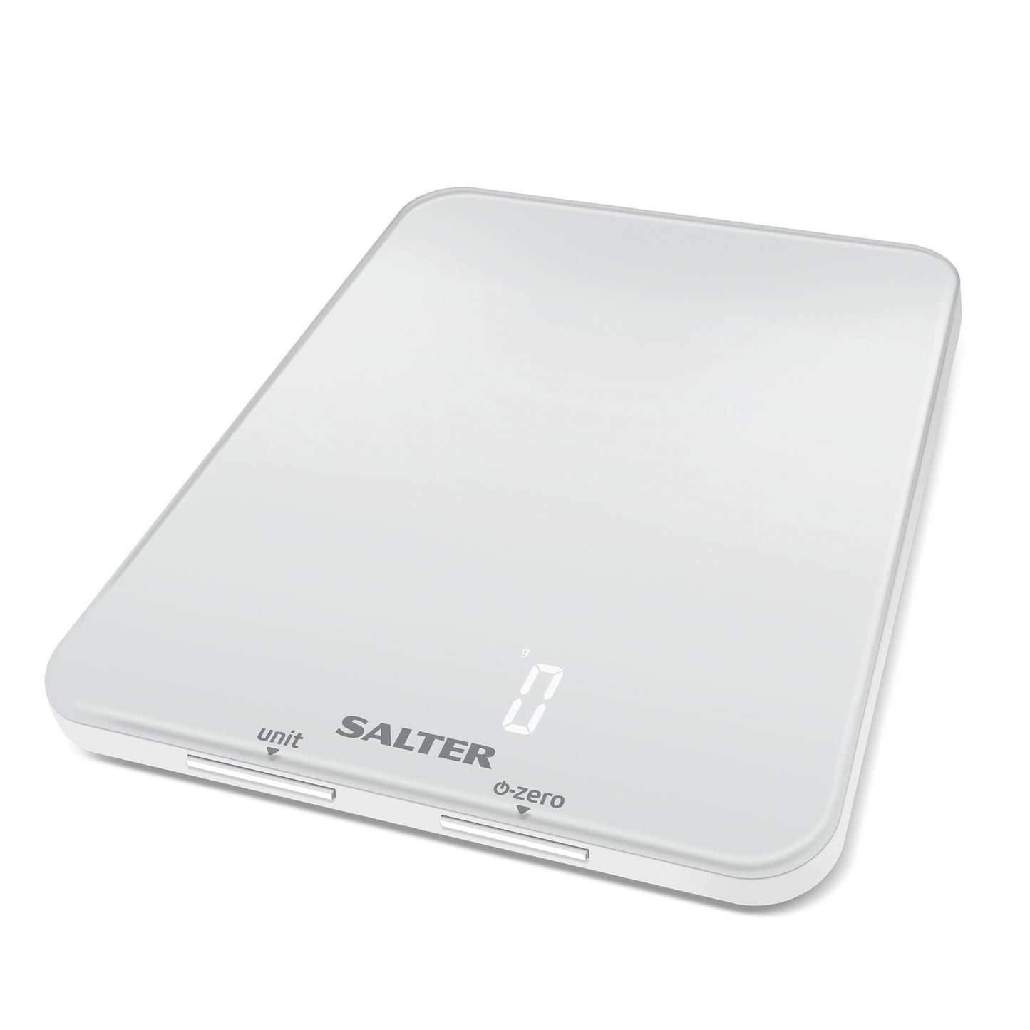 Salter Glass Ghost Digital Kitchen Scale - White 5KG