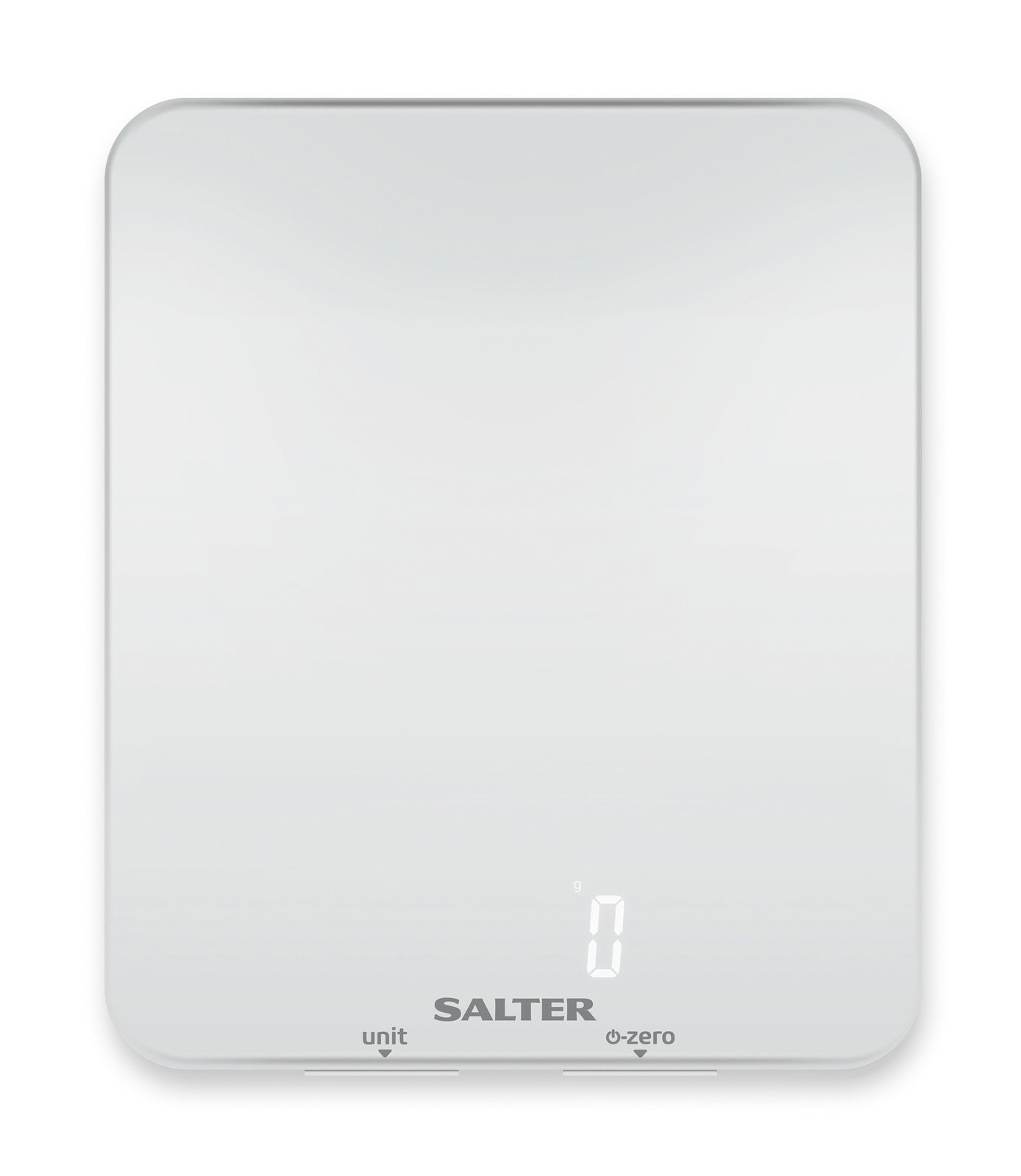Salter Glass Ghost Digital Kitchen Scale - White 5KG